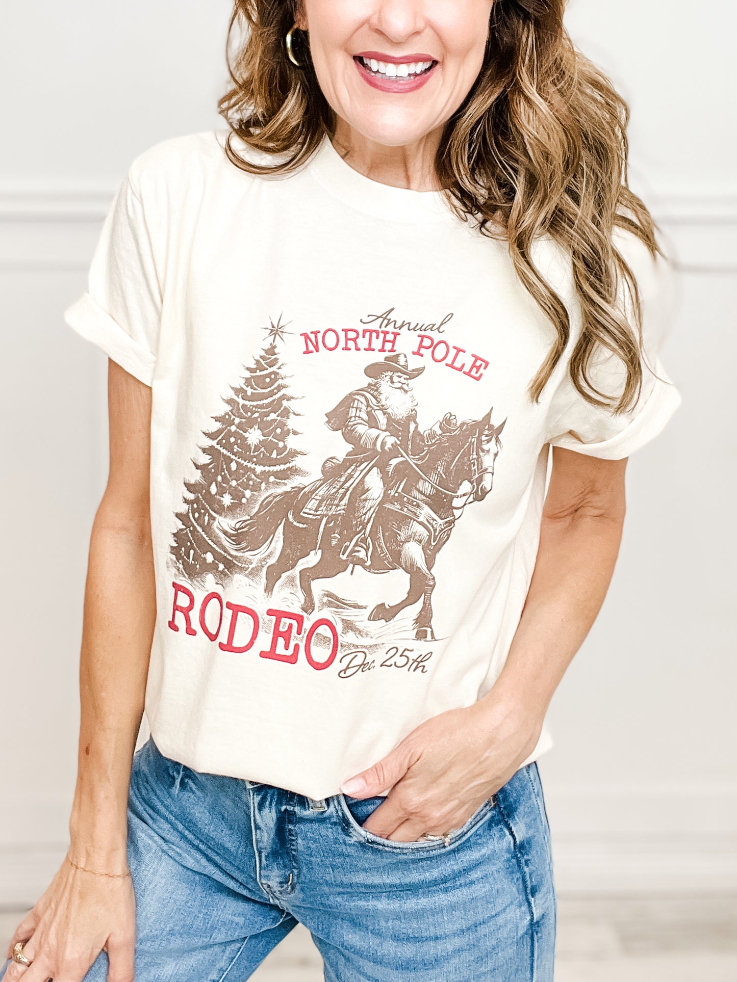 North Pole Rodeo Graphic Tee