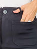High Waisted Pants with Belt Loops and Side Pockets