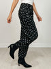 Hi-Rise Printed Denim with Polka Dot Pants