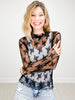 Long Sleeve Lace Layering Top