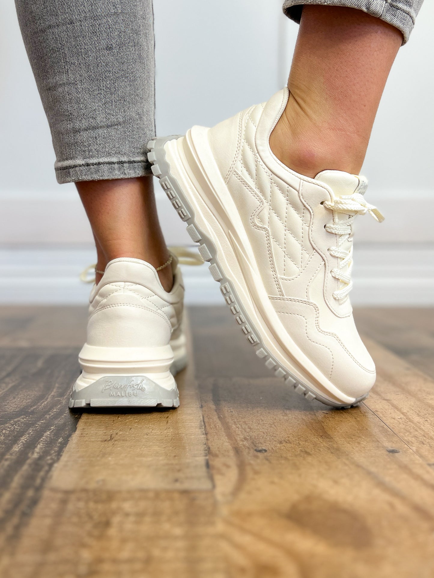 Blowfish Luna Sneaker in Bone