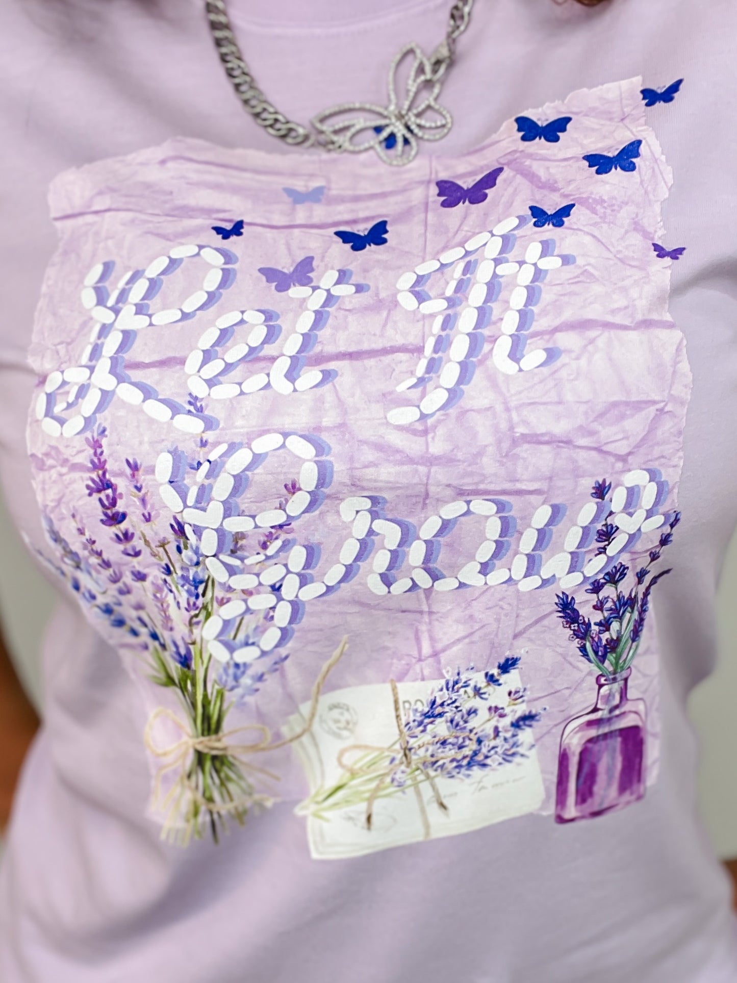 Let It Grow Lavender Graphic Tee