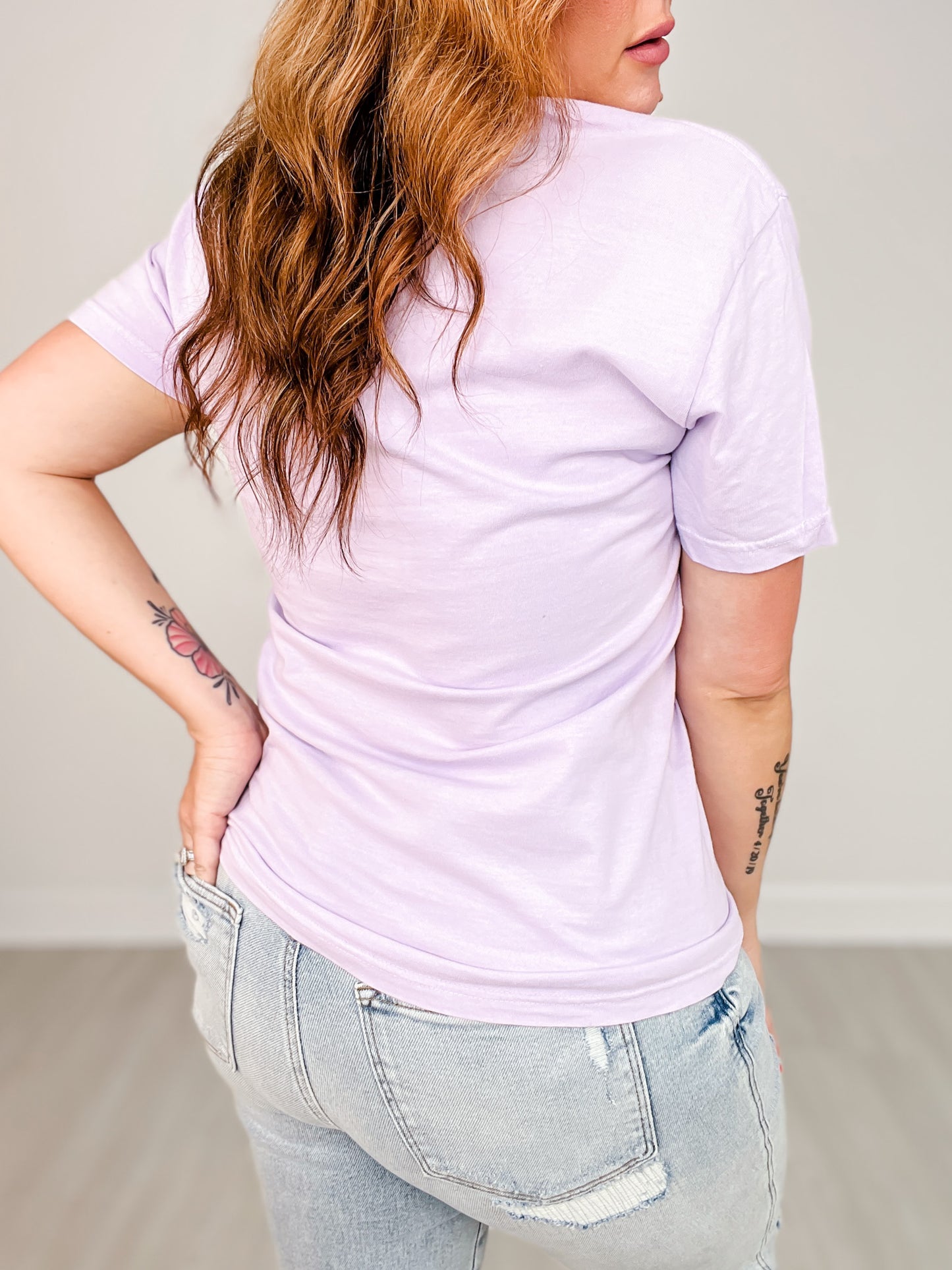 Let It Grow Lavender Graphic Tee