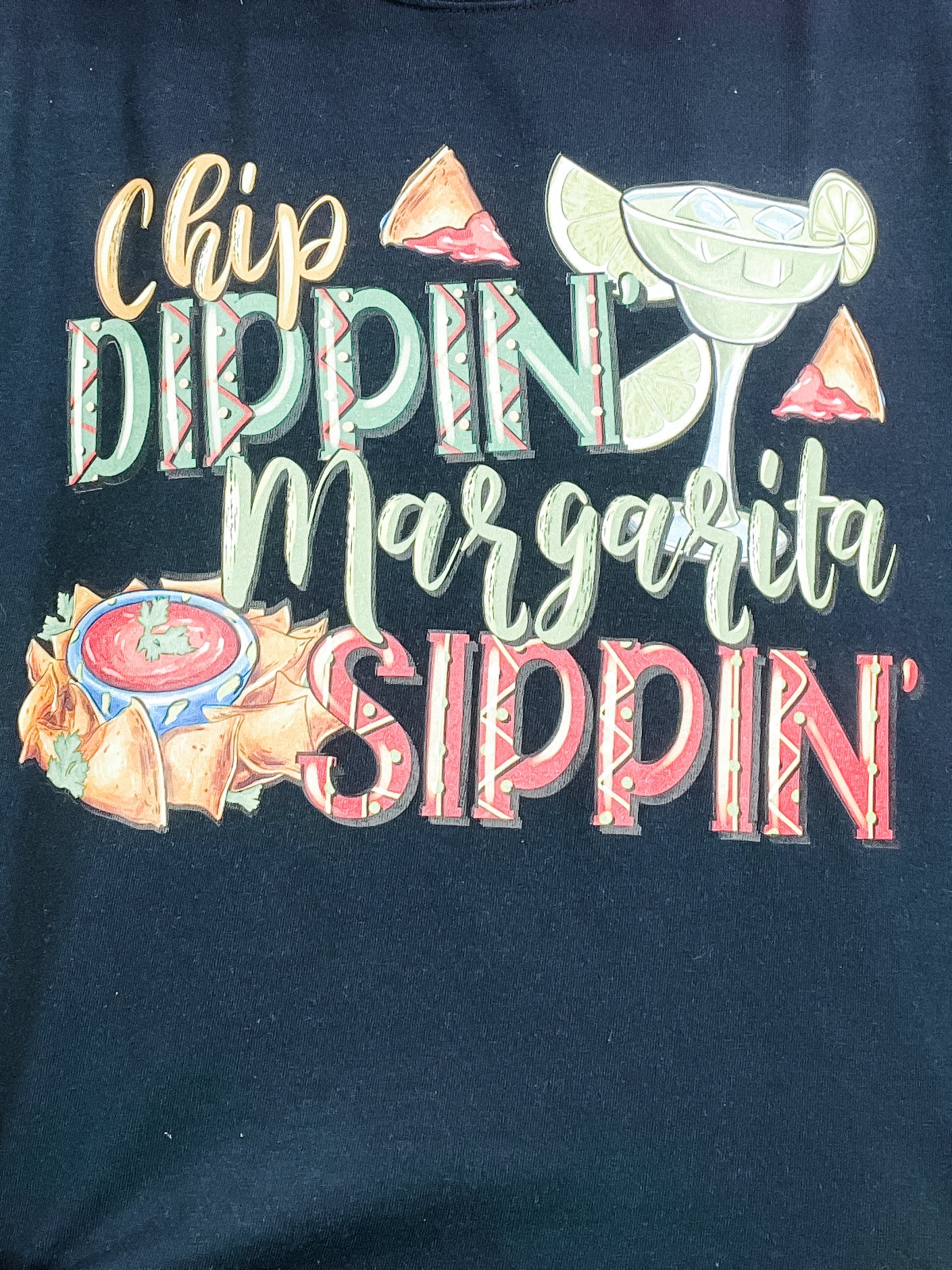 Chip Dippin' Margarita Sippin' Graphic Tee