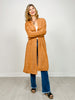 Lightweight Long Cardigan Sweater in TOFFEE