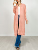 Lightweight Long Cardigan Sweater in DESERT BLUSH