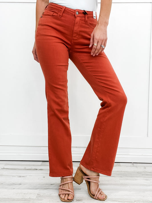 Judy Blue Terracotta Mid Rise Bootcut Jeans