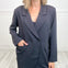 Workout or Wine Jacquard Stripe Blazer