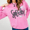 ELB Exclusive SPOOKY Long Sleeve Ribbed Top