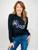 ELB Exclusive BOO Long Sleeve Ribbed Top