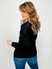 ELB Exclusive BOO Long Sleeve Ribbed Top
