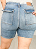 Judy Blue STAR STRUCK  Mid-Rise Bermuda Jean Shorts