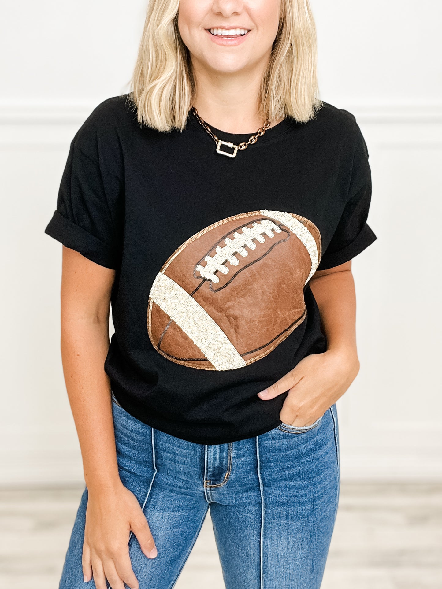 And The Fans Went Wild - Oversized Short Sleeve Football Top