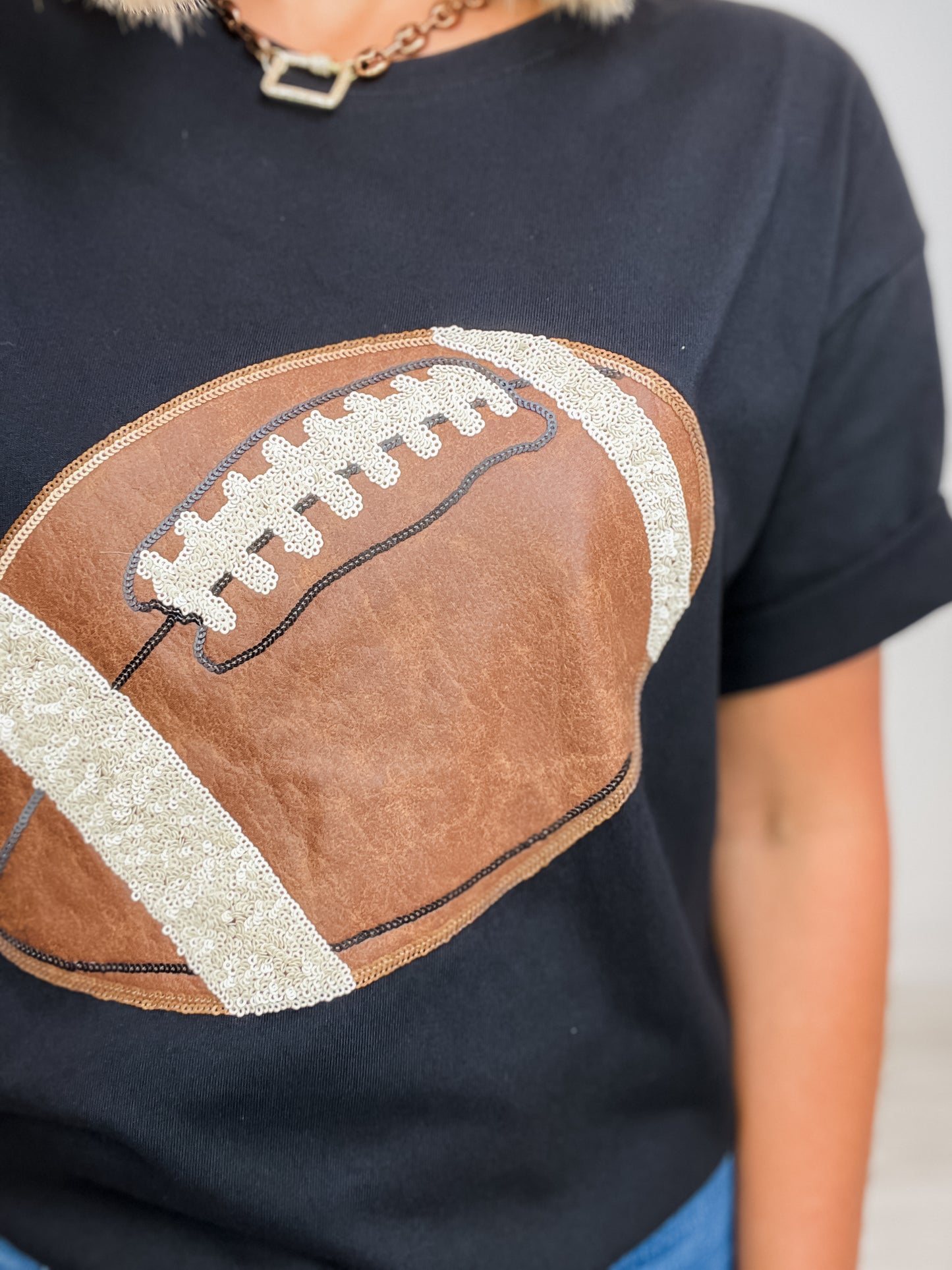 And The Fans Went Wild - Oversized Short Sleeve Football Top