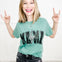 Mama Checkered Lightning Graphic Tee