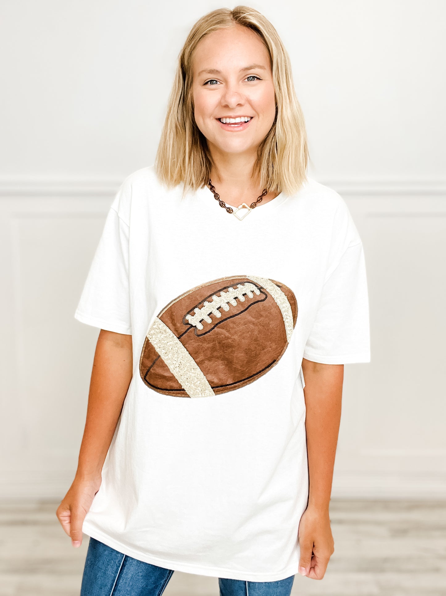 And The Fans Went Wild - Oversized Short Sleeve Football Top