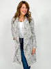 Long Sleeve Heather Knit Open Front Cardigan