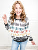 Tie Dye French Terry Pull Over Top