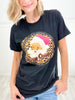 Christmas Leopard Santa Graphic Tee
