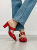 Pierre Dumas Orley-4 Heels in Red Patent