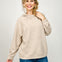 Cloudy Knit Hoodie with Pocket In Front