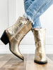 Corkys Rowdy Booties in Gold