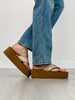 Corkys Take A Dip Wedge Flip-Flops in RAFFIA