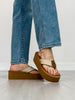 Corkys Take A Dip Wedge Flip-Flops in RAFFIA