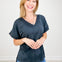 Short Sleeve V-Neck Modal Top