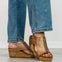 Corkys Carley Wedges in Bronze Raffia