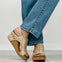 Corkys Carley Wedges in SAND DISTRESSED