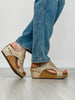 Corkys Carley Wedges in SAND DISTRESSED