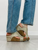 Corkys Carley Wedges in WASHED GOLD COMBO