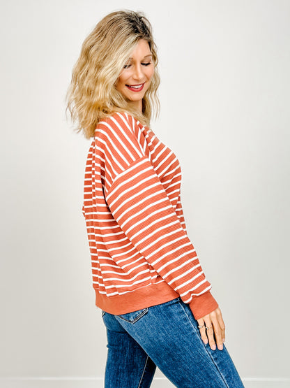 Cloudy Knit Long Sleeve Sleeve Top