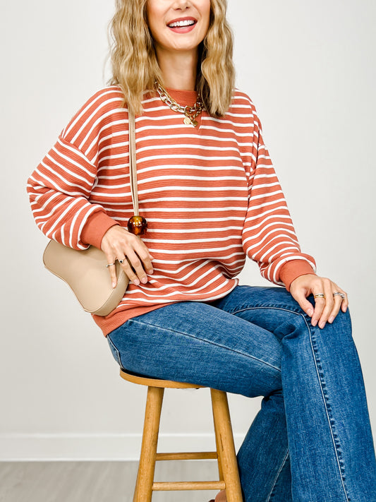 Cloudy Knit Long Sleeve Sleeve Top