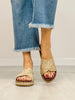 MIA Sirah Slide Sandals in Natural