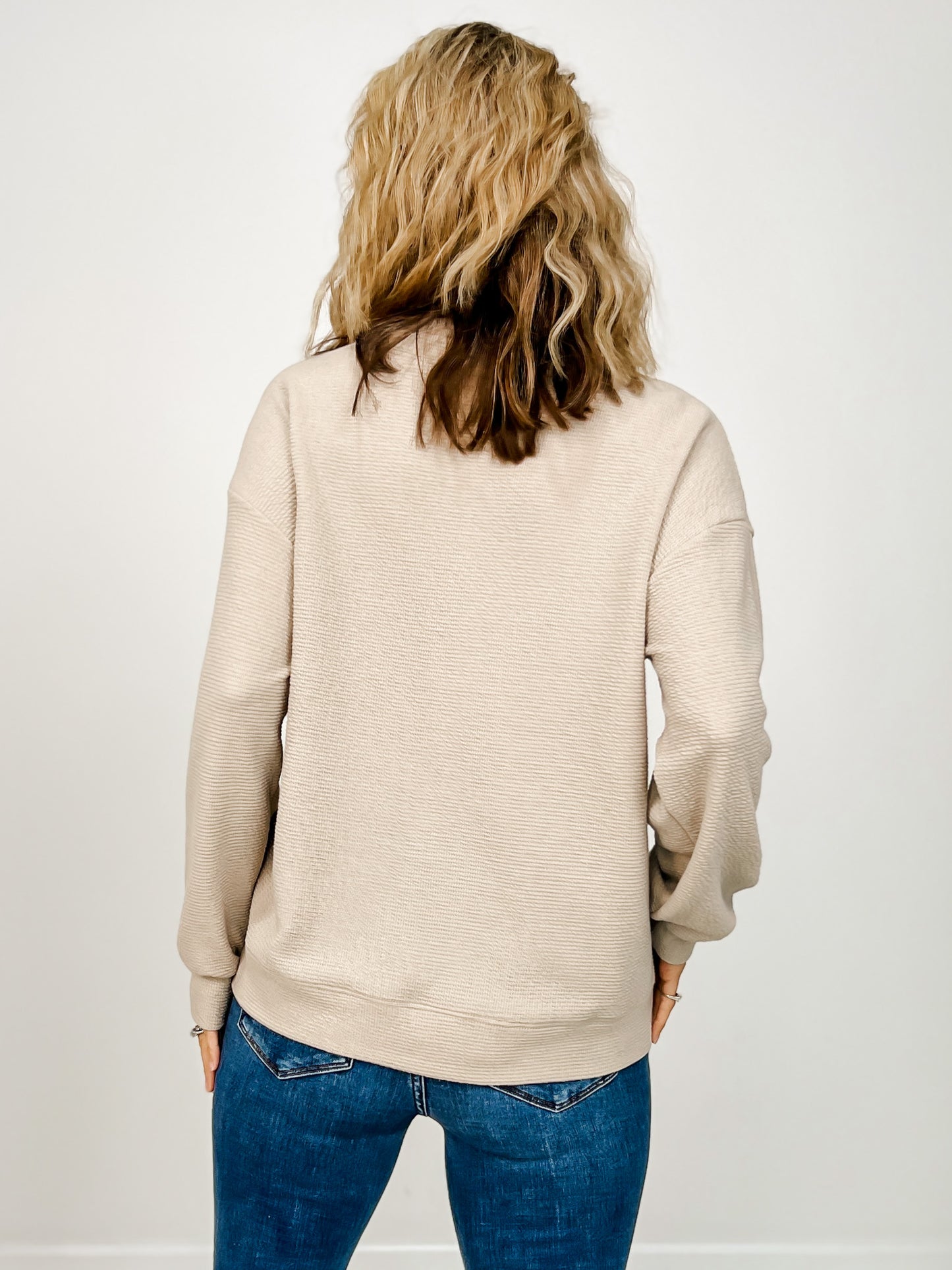 Long Sleeve Cloudy Knit Layered Top