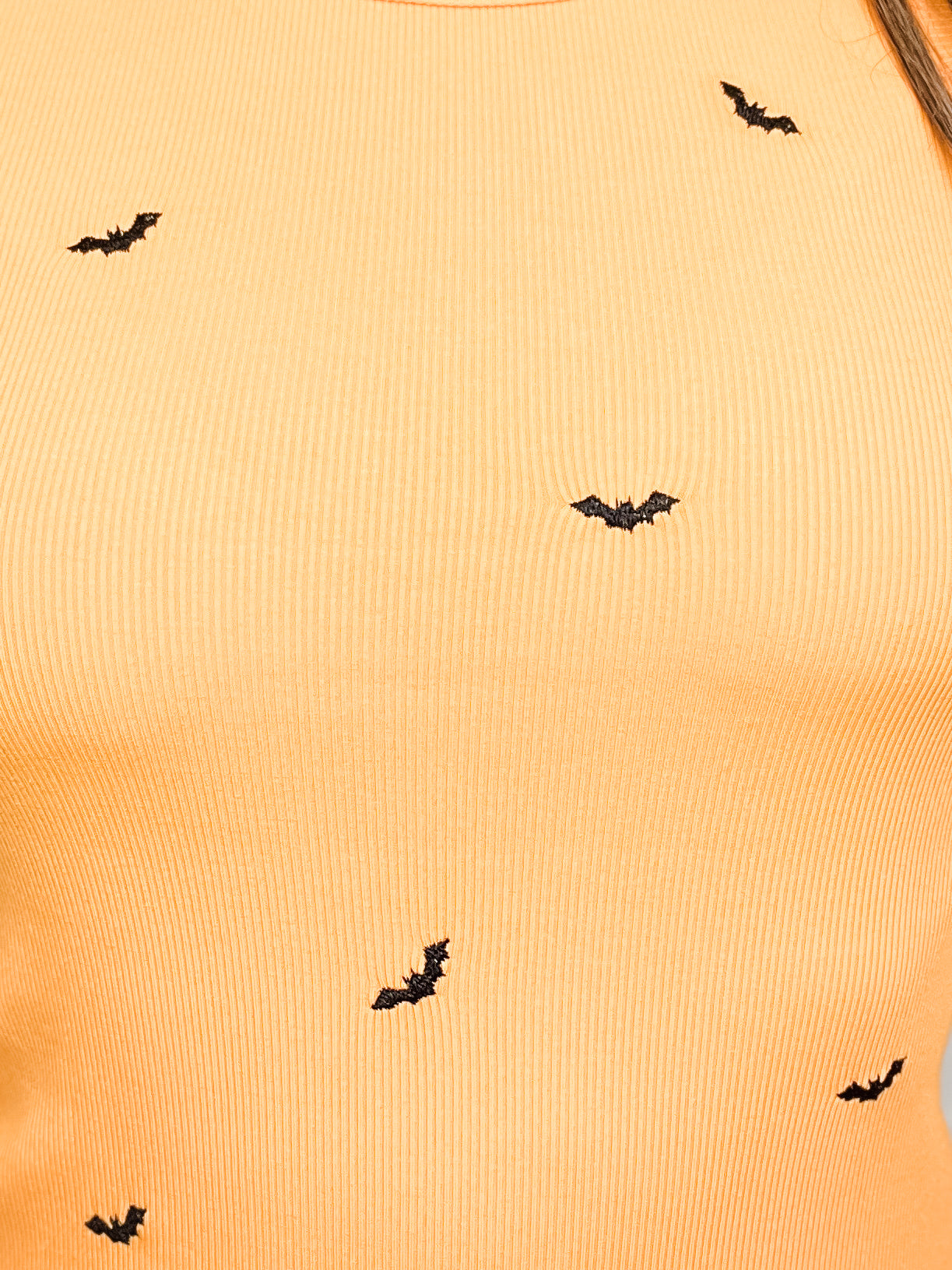 Halloween Bat Embroidered Tank Top