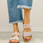 Corkys Toodle Double Strap Sandals in PASTEL PINK
