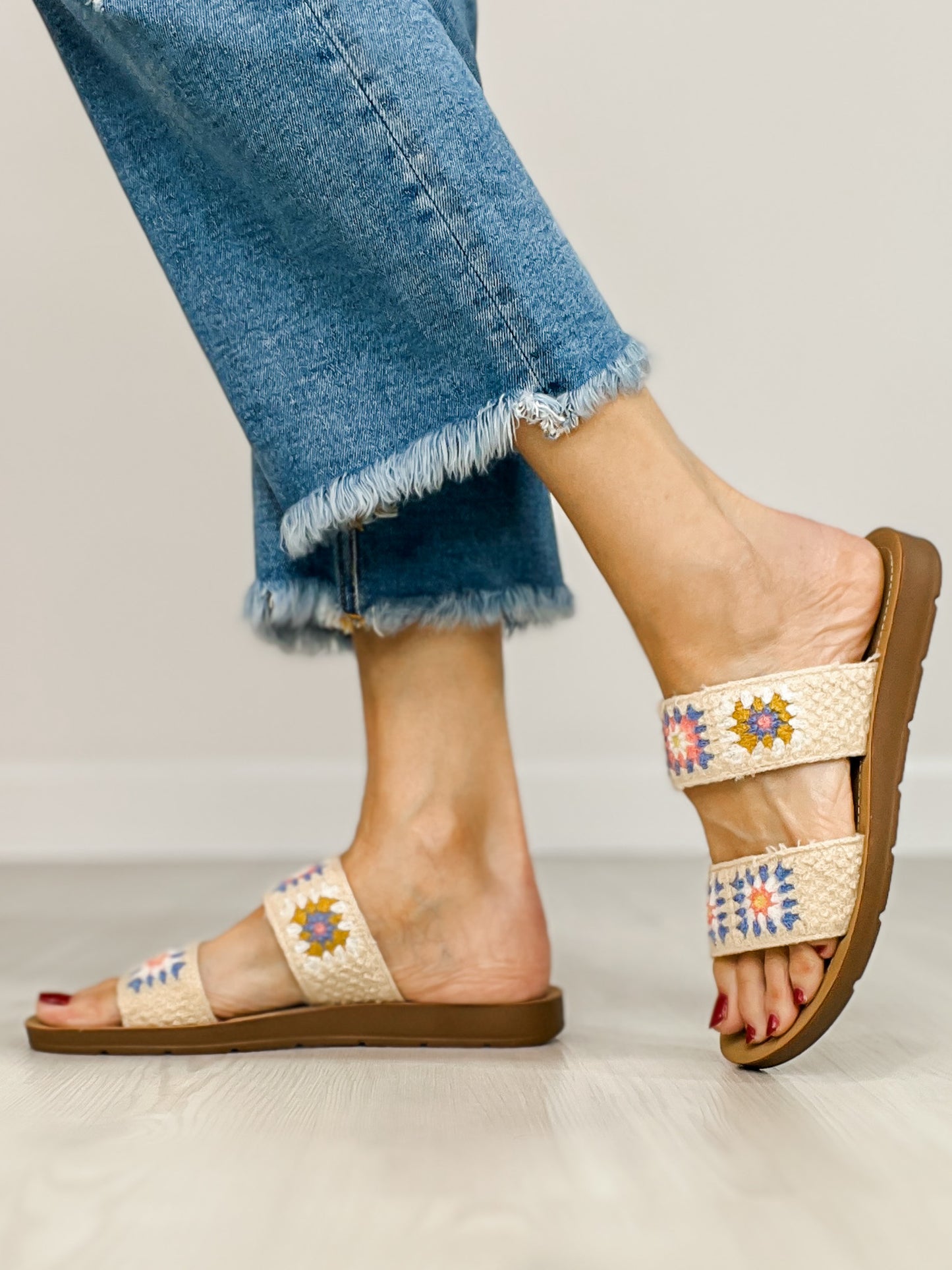 Corkys Toodle Double Strap Sandals in PASTEL PINK
