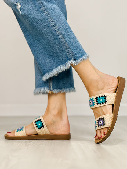 Corkys Toodle Double Strap Sandals in LIGHT BLUE
