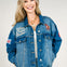 Embroidered Western Denim Trucker Jacket