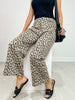 High Waist Wide Leg Leopard Pants