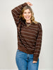 Modal Scuba Stripe Crew Neck Top - GRP A