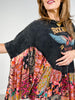Rock And Roll Oversized Ruffled Poncho Top