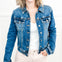 Judy Blue Denim Classic Distressed Jacket