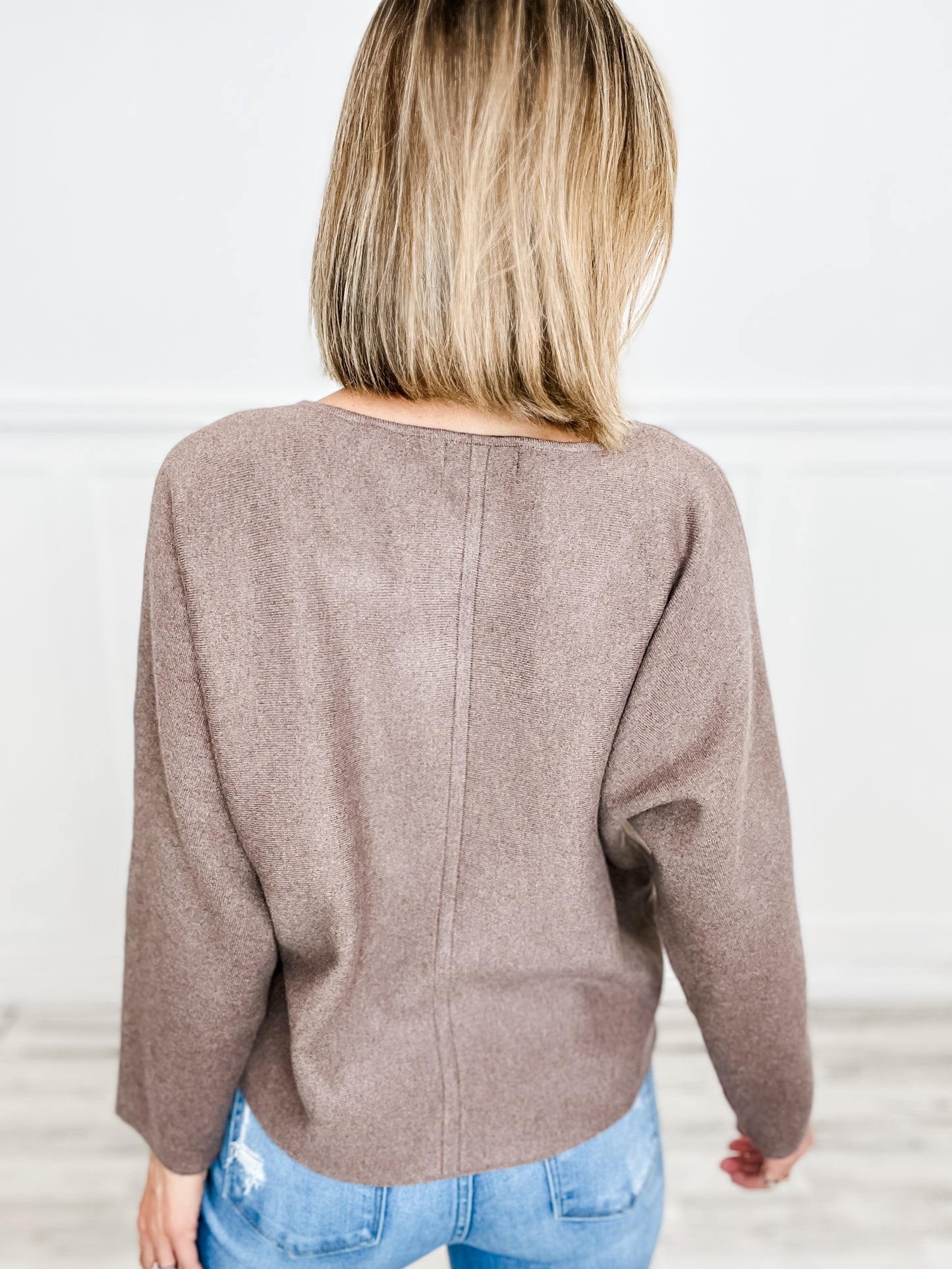 Dolman Sleeve Sweater Top