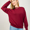 Modal Scuba Mock Neck Pullover Top