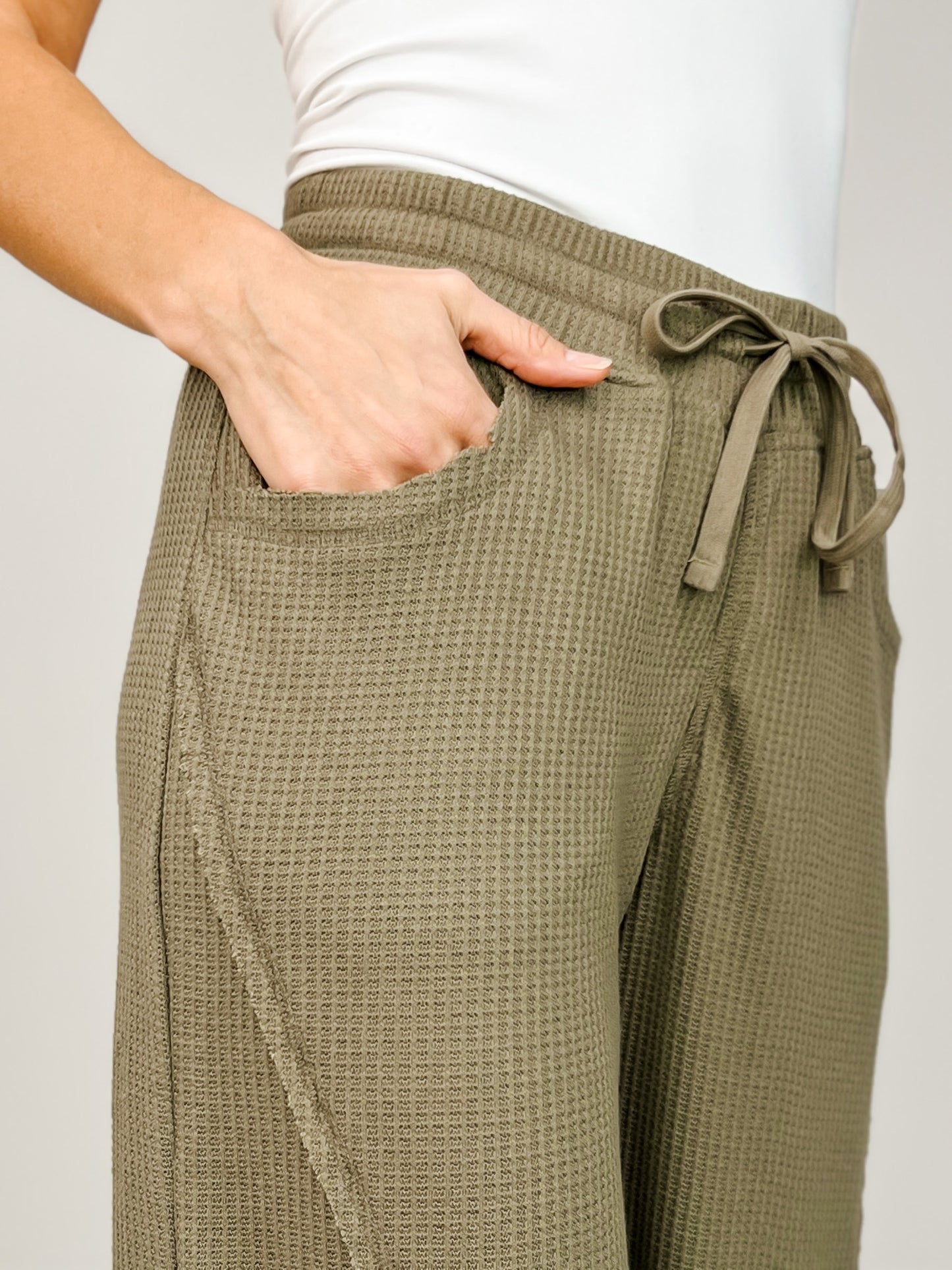 Waffle Cocoon Curve Jogger