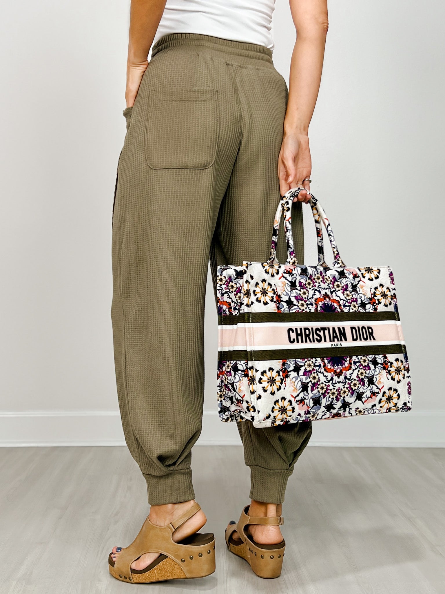 Waffle Cocoon Curve Jogger